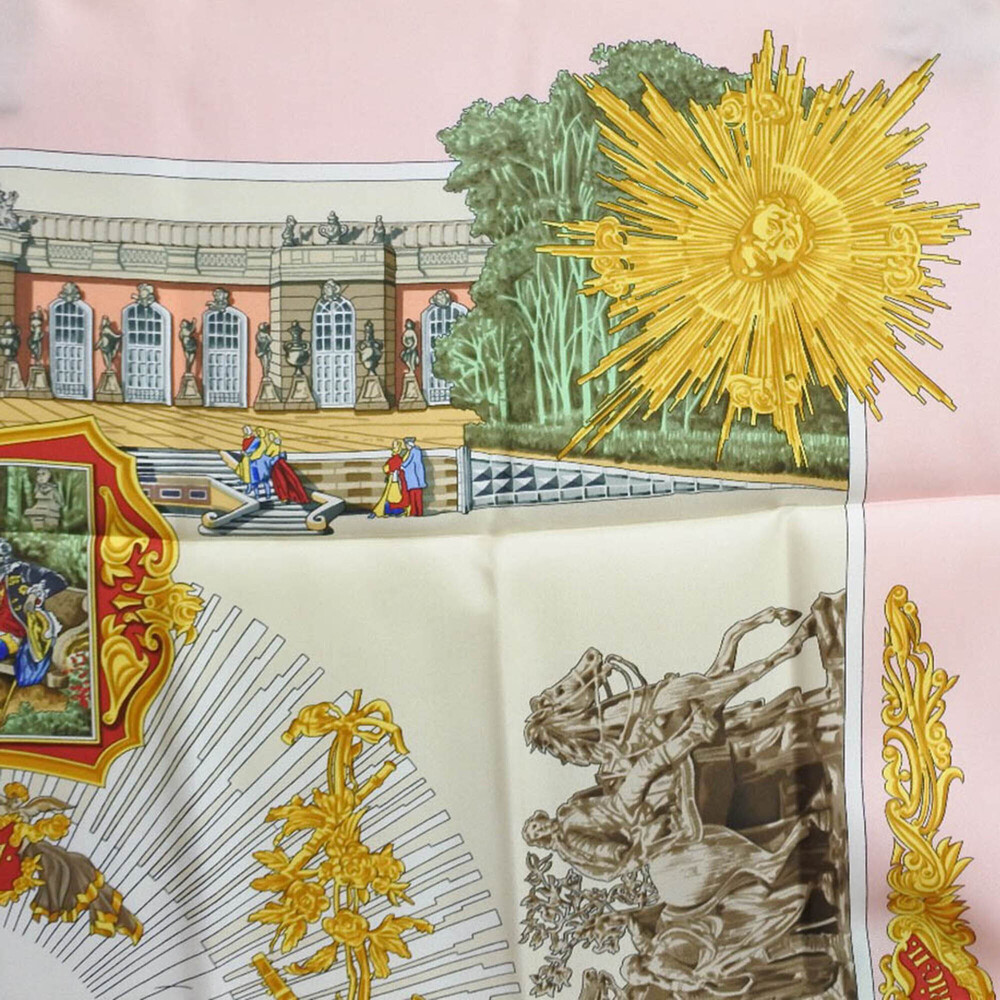 Pre-Loved Hermes Sanssoucy Silk Scarf 90 - Picture 3 of 6